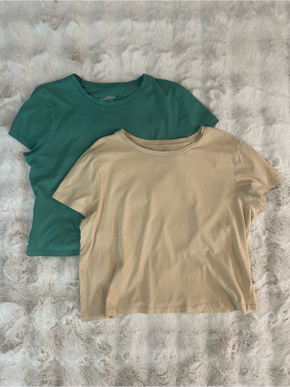 2 Universal Thread Cropped Tees